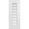 Ekena Millwork Vertical Surface Mount PVC Gable Vent: Non-Functional, w/ 3-1/2"W x 1"P Standard Frame, 12"W x 30"H GVPVE12X3001SN - alternate 1